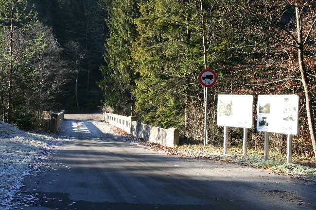 WEISSACHKLAMM > Hohe Brücke