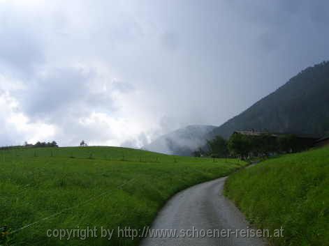 Auf dem Weg vom "Breamaloch" nach Landl