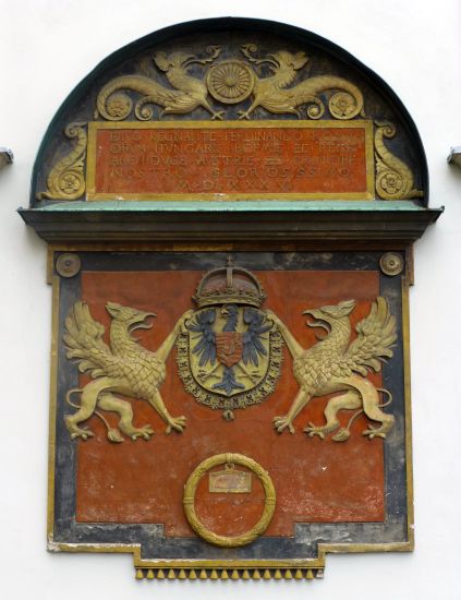 A:Wien>Hofburg>Schweizertrakt>Gedenktafel Ferdinand I.