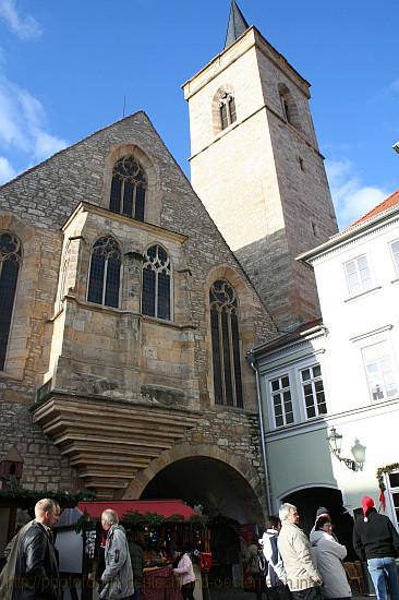 ERFURT > Krämerbrücke (östl. Zugang) an der Ägidienkirche