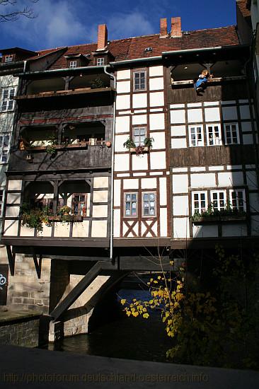 ERFURT > Krämerbrücke über der Gera