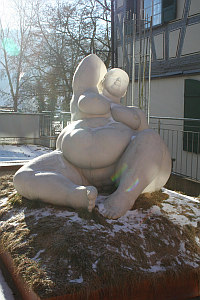 HORB AM NECKAR > Skulptur der Galerie Schwan