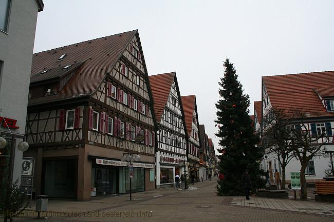 KIRCHHEIM UNTER TECK > Marktstraße - Fachwerkhäuser