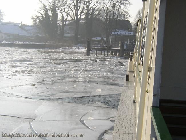 CHIEMSEE > Winter > Fraueninsel > Nordsteg im Winter