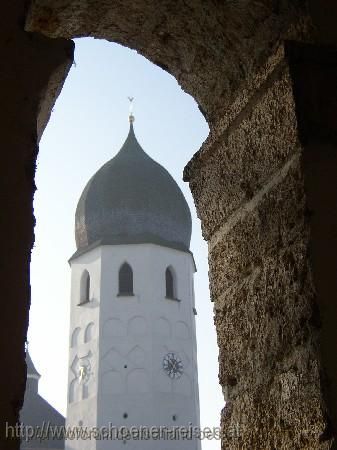 CHIEMSEE > Winter > Fraueninsel > Kloster Frauenwörth > Kirchturm