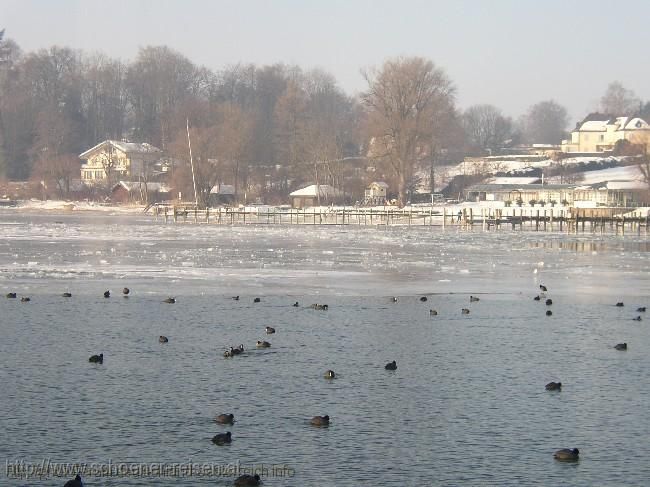 CHIEMSEE > Winter >  Blick auf Gstadt