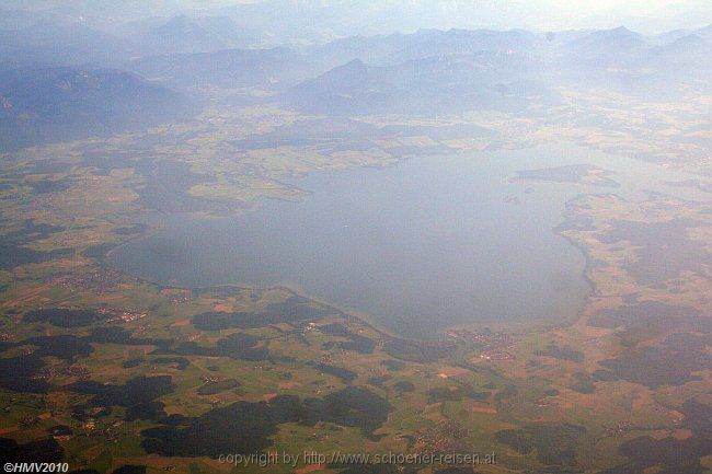 CHIEMSEE > Flug Graz-Stuttgart