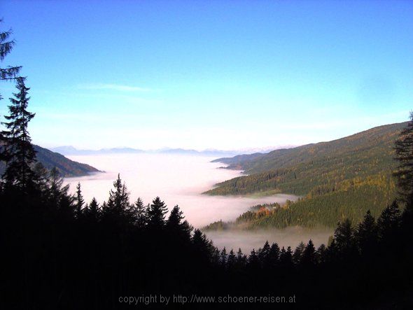 Nebel in der Oststeiermark