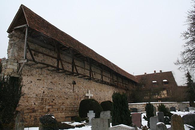 BEBENHAUSEN > Zisterzienserkloster > Klostermauer - Friedhof-21