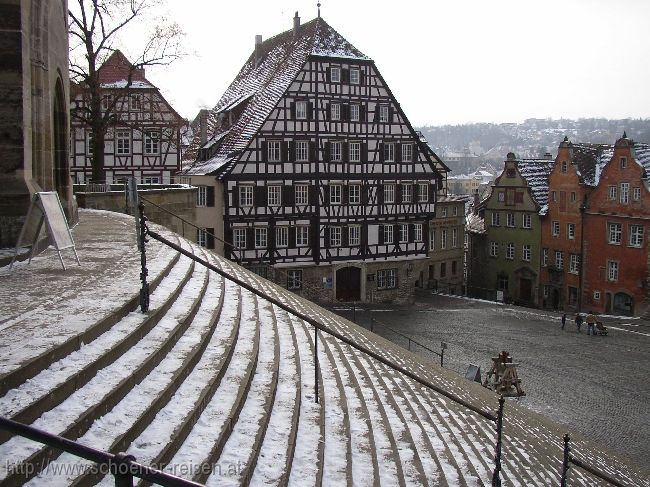 SCHWÄBISCH HALL > Michaelskirche > Blick von der großen Treppe