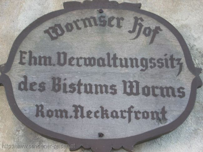 BAD WIMPFEN > Wormser Hof - Infotafel