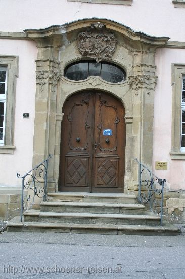 WIMPFEN IM TAL > Eingang zum Gästehaus des Klosters