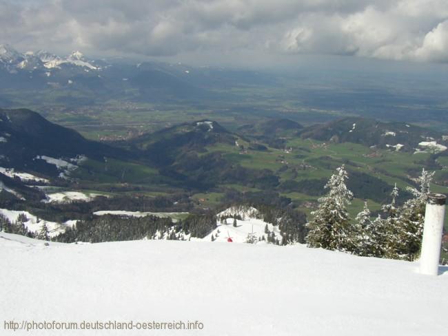 HOCHRIES > Blick hinunter ins Inntal