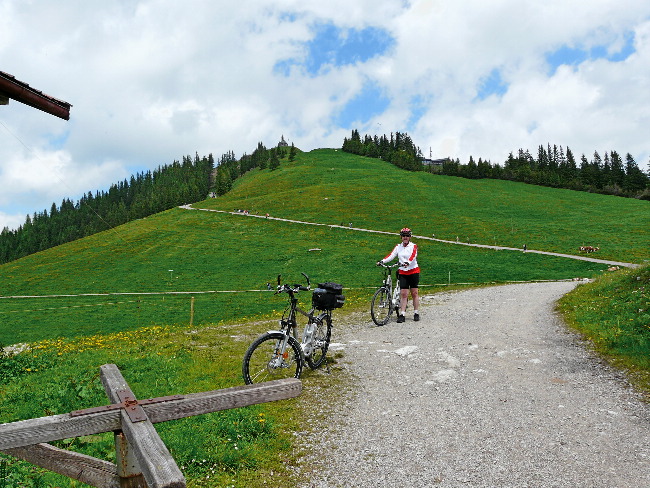 Radtour z. Wallberghaus>auf dem Sattel