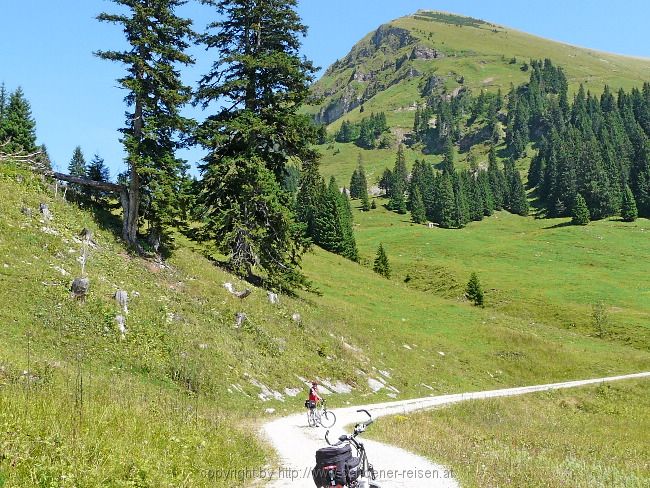 Radltour auf die Rotwandlalm