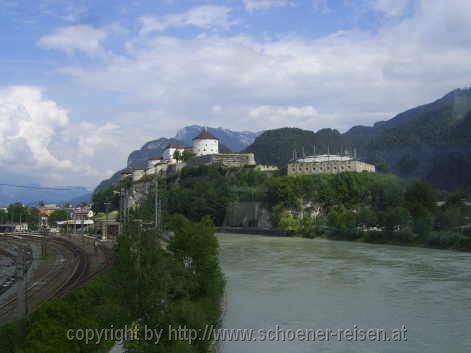 KUFSTEIN > Blick auf die Burg