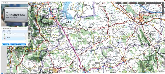 H:Karte>Klingenbach-Pápa