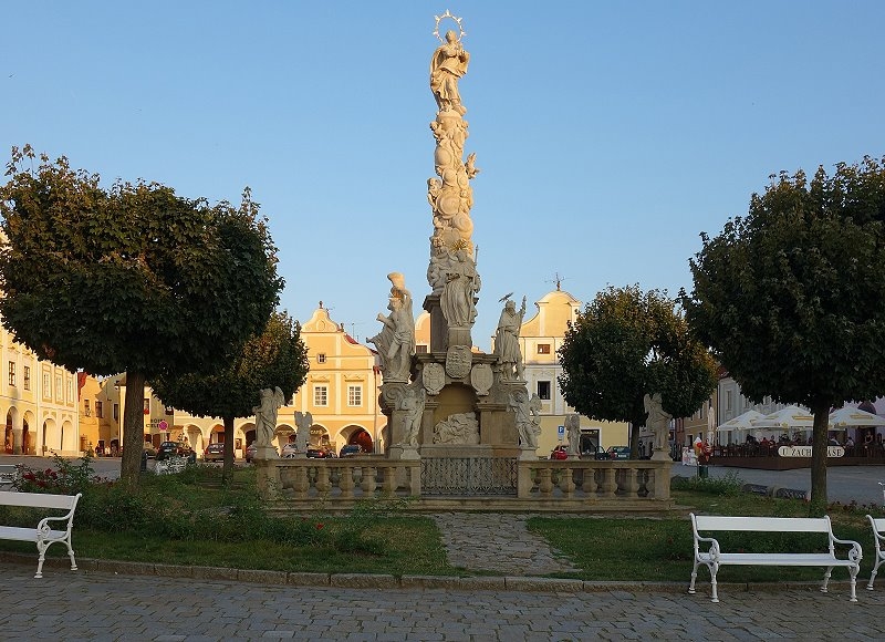 Telc > Mariensäule