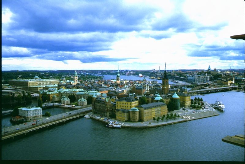 Stockholm , vom Rathaus aus