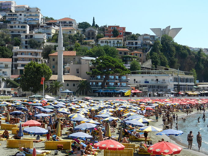 Ulcinj> Mala uns Vekika Plaza