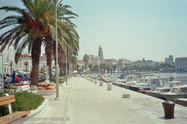 SPLIT > Blick zum Diakletianpalast (Promenade)