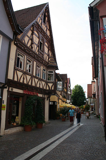 AALEN > Radgasse > Haus gegenüber dem Rathaus