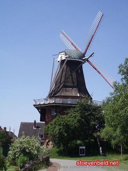 Niedersachsen - Jork - Ortsteil Borstel - Windmühle