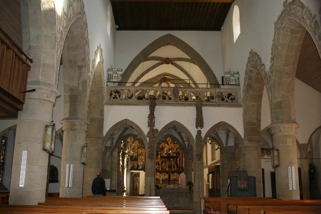 BÖNNIGHEIM > Stadtkirche > Sankt Cyriakus > Lettner