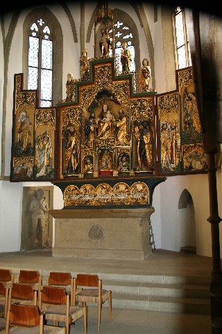 BÖNNIGHEIM > Stadtkirche > Sankt Cyriakus > Altar