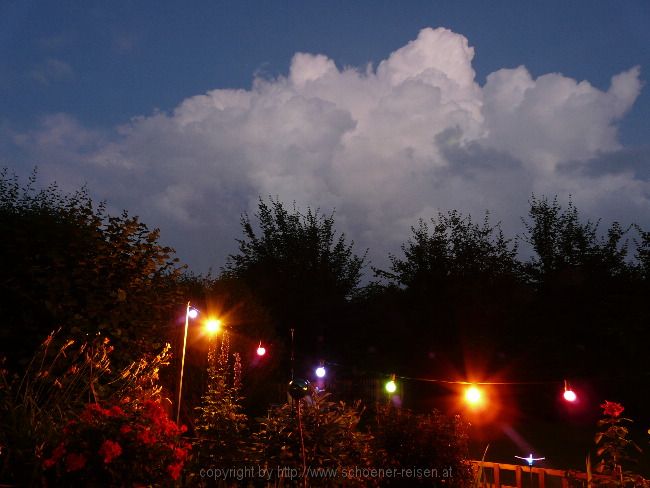 Gewitter braut sich zusammen