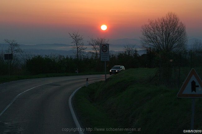 CHIANCIANO TERME > Sonnenaufgang