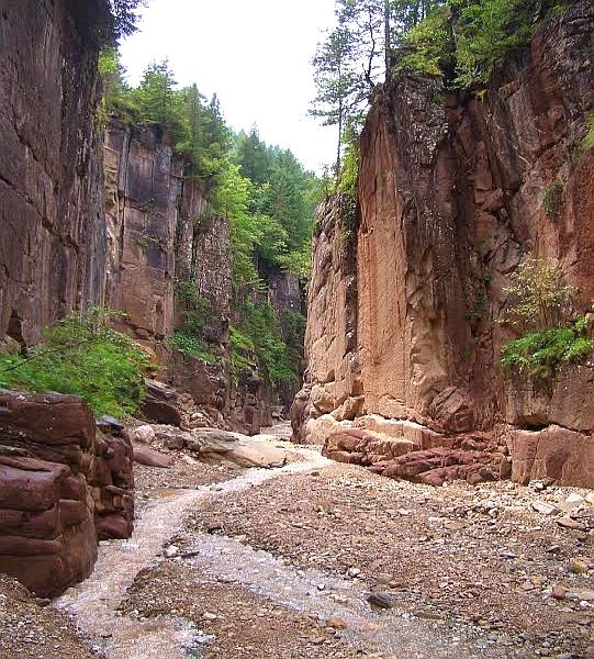 Porphyrschlucht