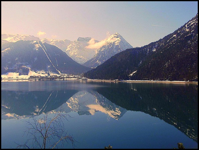 Spiegelung beim Achensee