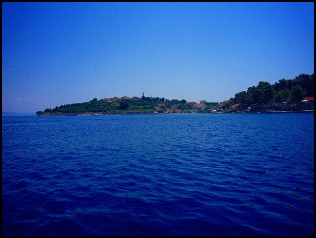 Blick auf Korcula