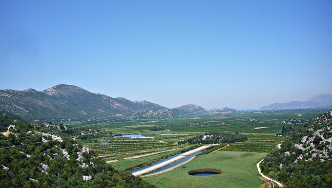 Das Delta der Neretva