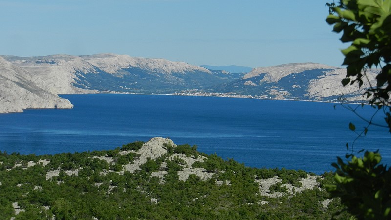 Blick  nach Baska auf Krk