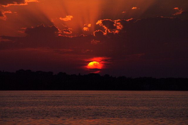 Sonnenuntergang in Istrien 3