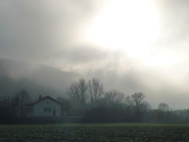 Winterhimmel/Sonnenuntergang