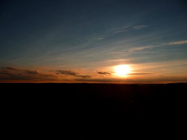 Sonnenuntergang in der Jura