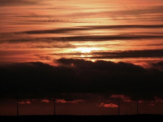 Sonnenuntergang in der Jura