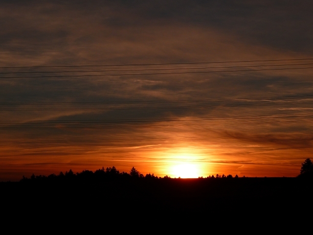 Sonnenunterg - Jurahöhen