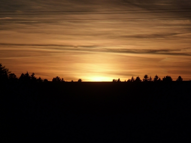 Sonnenunterg - Jurahöhen