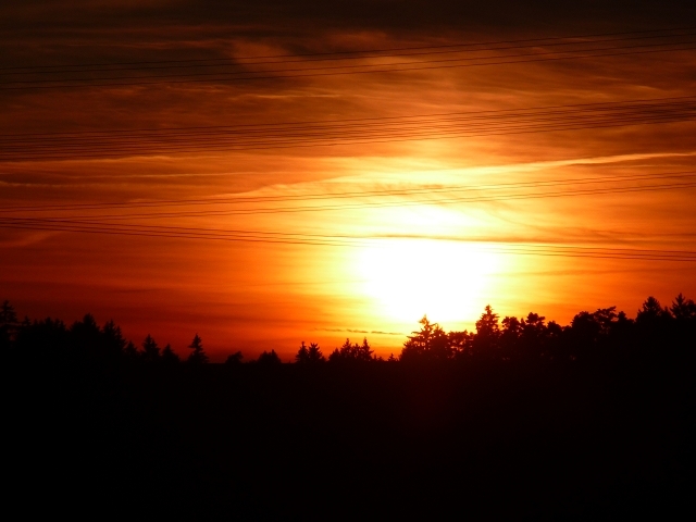 Sonnenunterg - Jurahöhen