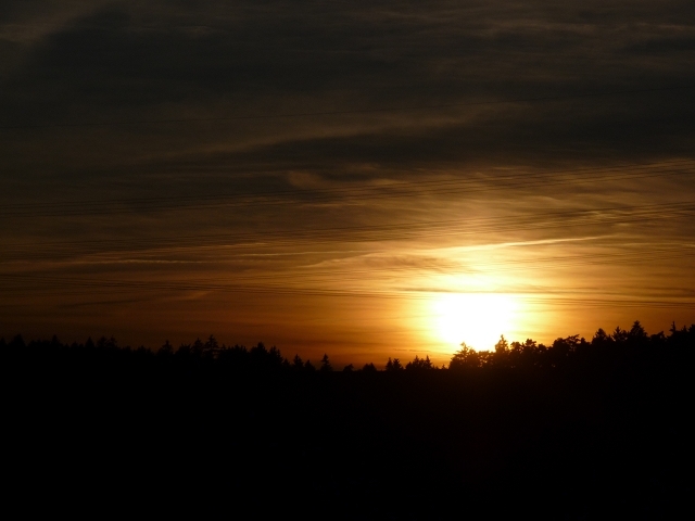 Sonnenunterg - Jurahöhen