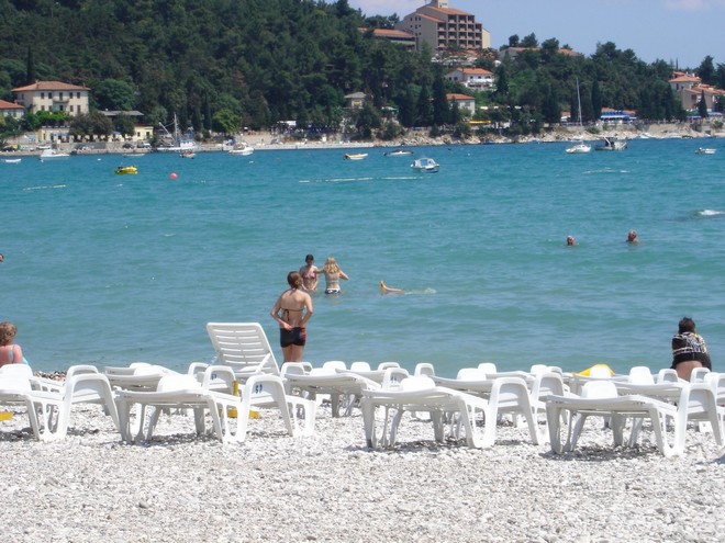 Badestrand bei den Hotels