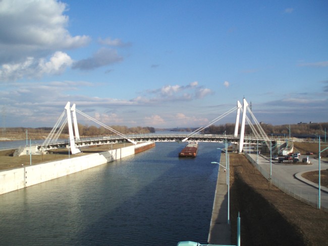 FREUDENAU > Donaubrücke > Donaukraftwerk Freudenau