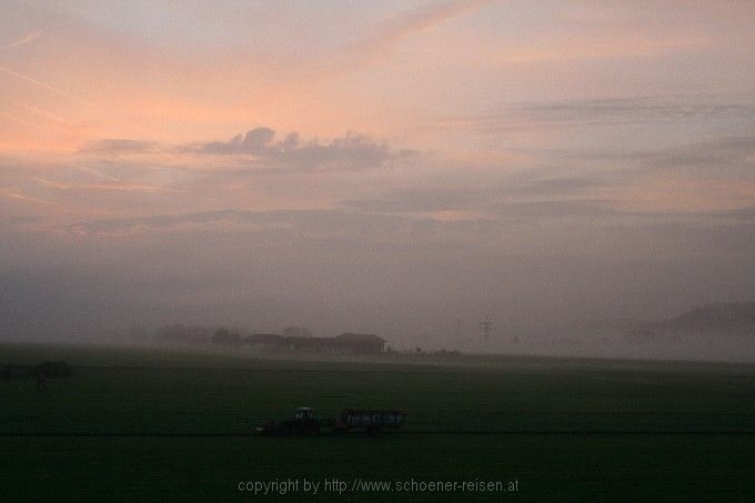 Nebel an einem frühen Oktobermorgen