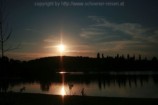 Sunset am Hausschachenteich Weitra 3