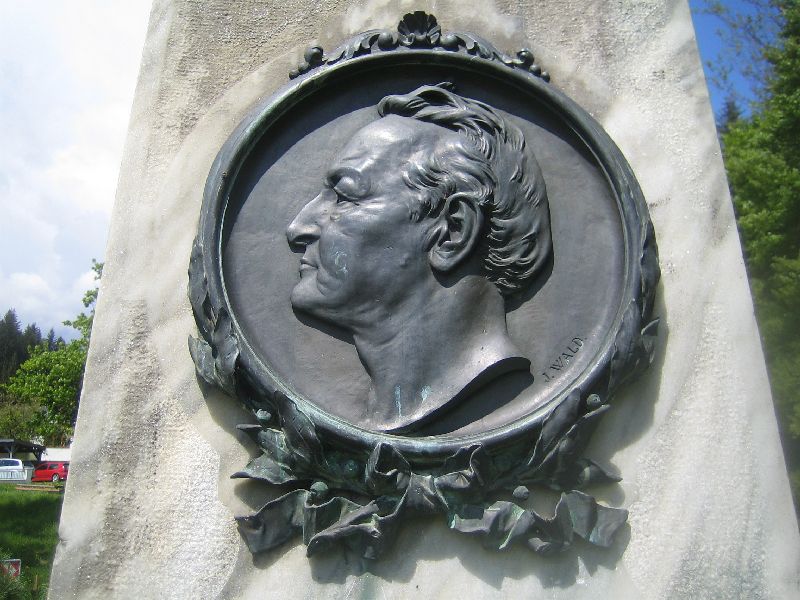 Gedenkstein Gailbergstraße FRanz Freiherr von Schmidt Zabierow