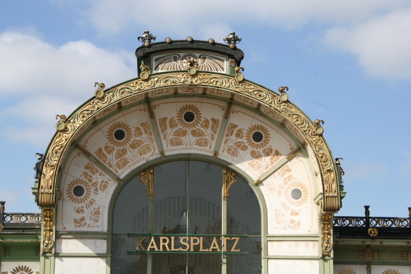 Wien  Karlsplatz Otto Wagner Pavillon
